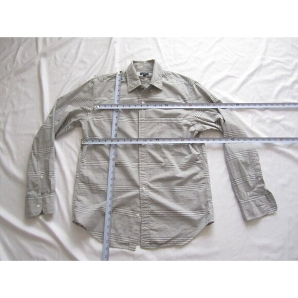 Men J Crew Stripe Button 100% Cotton Long Sleeve Shirt Sz M (MT437) - Picture 3 of 9